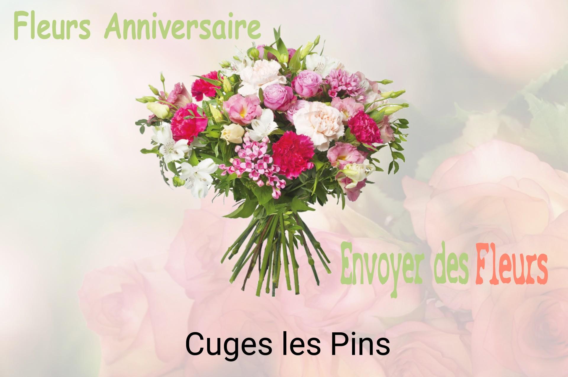Bouquet de fleurs d’anniversaire livré à Cuges-les-Pins